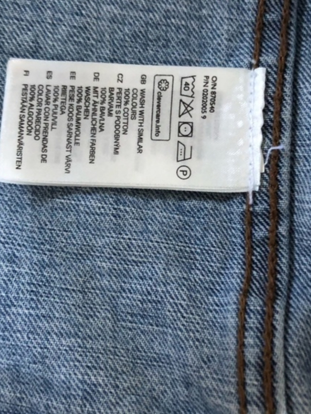 H&M Classic Denim Jacket - Blue - Picture 5 of 10